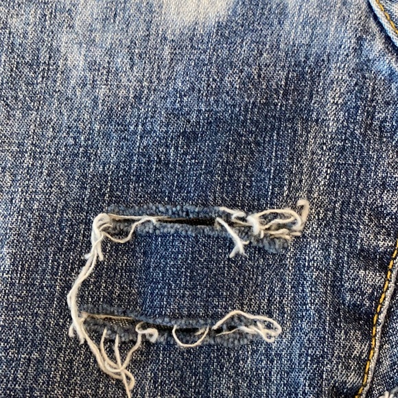 Distressed & Bleached CutOff Short Shorts - Picture 6 of 6